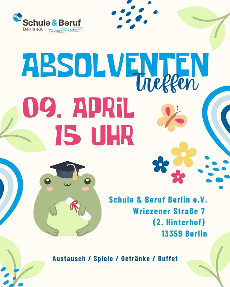 Einladung als pdf-Datei zum Download Einladung Absolvententreffen